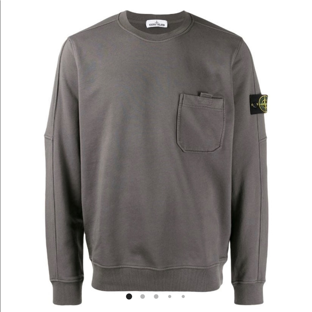 Stone Island Pocket Cotton Sweatshirt